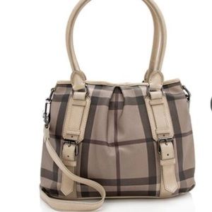 Burberry Smoked Check Northfield Small Tote